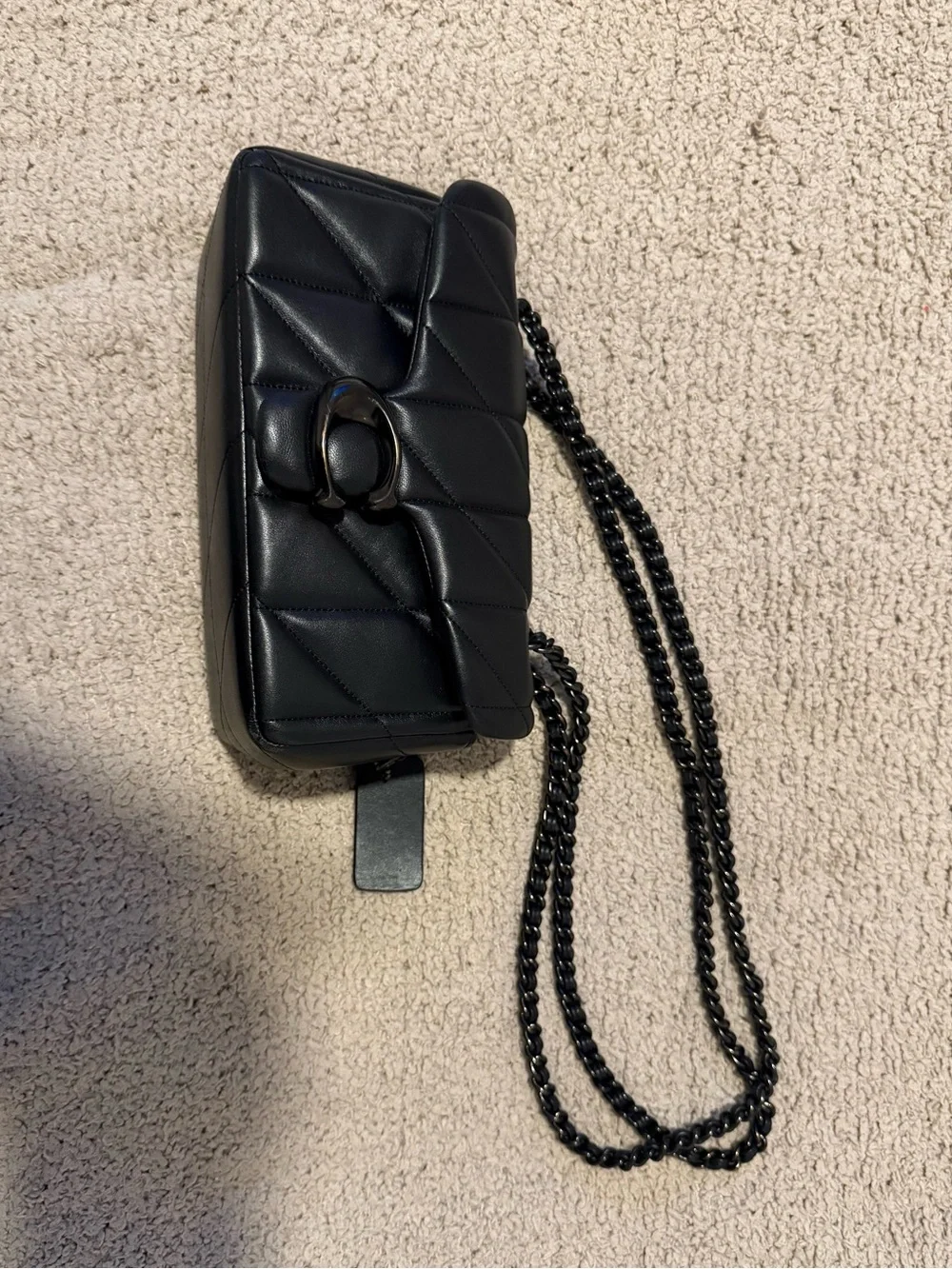 Coach Tabby 20 Quilted Leather Shoulder Bag – Black Hardware